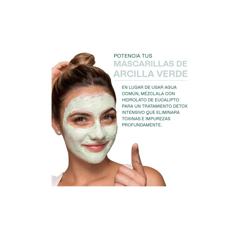 Hidrolato De Eucalipto Puro Refrescante, Astringente 500 Ml