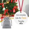 Taco Gifts for Women Men Christmas Ornaments for Tree Funny