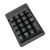 Wireless Number Pad Black 19 U Shaped Keys BT4.0 Battery