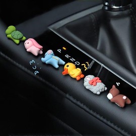 ANWoRLeT 6 Cute car Interior Decorations for car Mirrors, car Dashboard, car Center Console, Wherever You Want to Stick, Fun Gift
