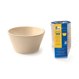 G.E.T. SP-BC-007-T Tan 8 oz. Bowl, Melamine (Pack of 12)