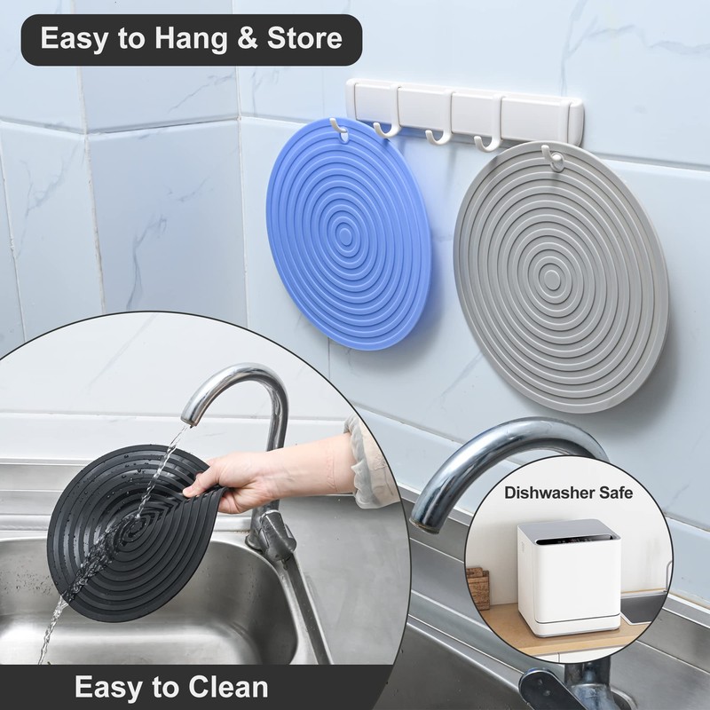 Smithcraft Trivets for Hot Dishes Pots and Pans, Dia 11.81"