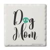 Thirstystone Dog Mom Single Tumbled Tile Stone Coaster with Protective