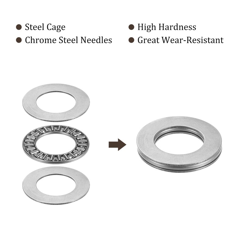 Kozelo 20pcs AXK2035 Thrust Needle Roller Bearings - [20mm Bore
