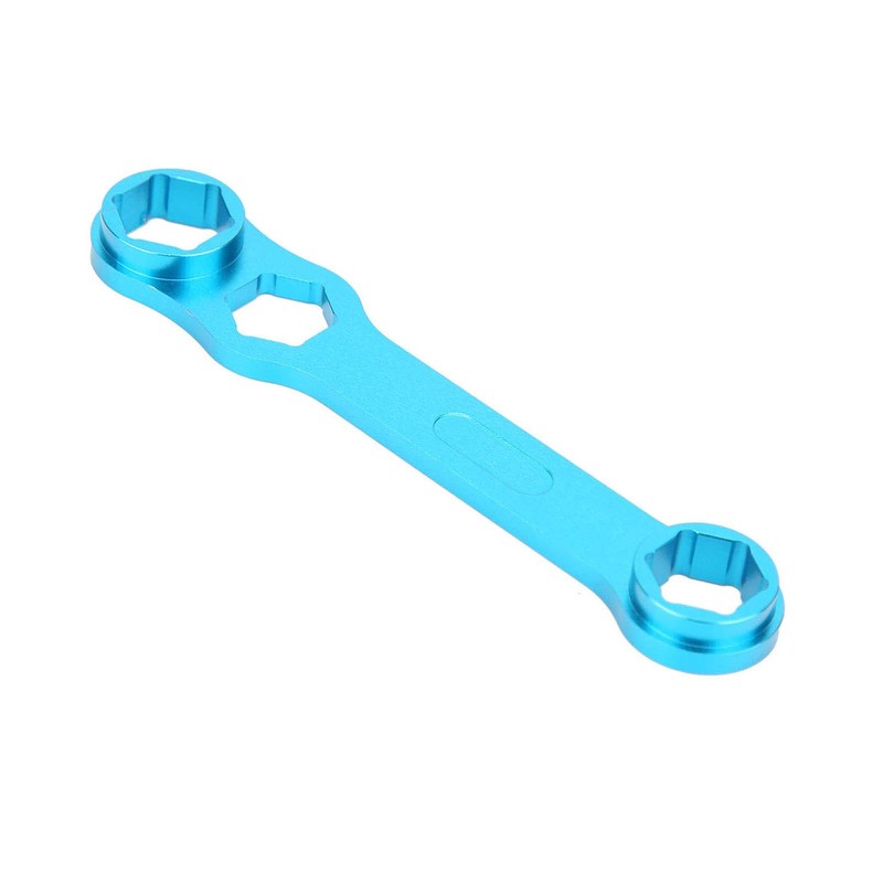 DIY Casting Fishing Reel Wrench Blue Aluminium Alloy Spanner Repairing