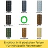 WorkingHouse Poly-rattan Visual Protection Strips, Visual Protection for Double Bar