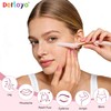 Eyebrow Razor and Face Razor for Women, Reusable Metal Handle