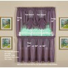 Today's Curtain Emelia Original Voile Fan Insert, Amethyst, 30" W