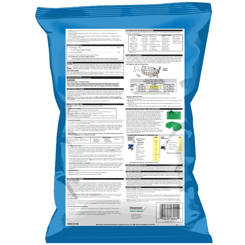 Jonathan Green (16001) Veri-Green Crabgrass Preventer Plus Fertilizer - 20-0-3