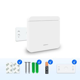 Tedeligo Wireless Light Switch Kit AC 220V 230V Mobile Switch Relay RF Receiver 433MHz Radio Transmitter 100 Meter Control Range for Lighting (1 Key Switch)