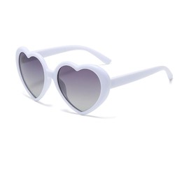 OZPYKAE Women Polarized Love Heart Sunglasses,Fashion Cute Heart Glasses Vintage Eyewear Sunglasses for Ladies