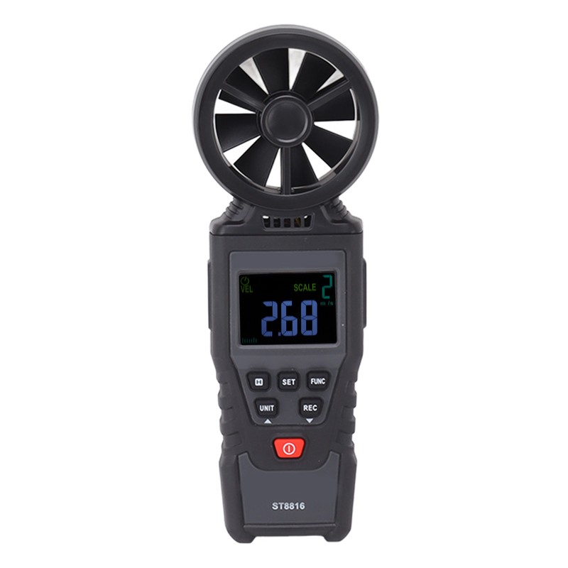 Handheld Anemometer LCD Display Strong Anti Interference Wind Speed Meter