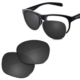 Glintbay 100% Precise-Fit Replacement Sunglass Lenses for Native Acadia - Polarized Advanced Black
