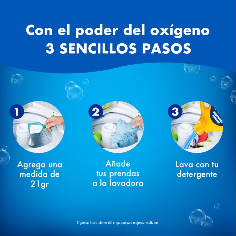 Oxiclean Versátil Quitamanchas en Polvo, Remueve Manchas De Tu Ropa,