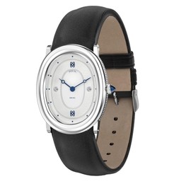 PASCAL Women's Strap Watch, Vintage Watches for Women with Genuine Leather Band, Easy Reading, 100 Feet Waterfproof- Black