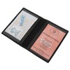 Genuine Leather ID Card Holder with 2 Compartments in Calf