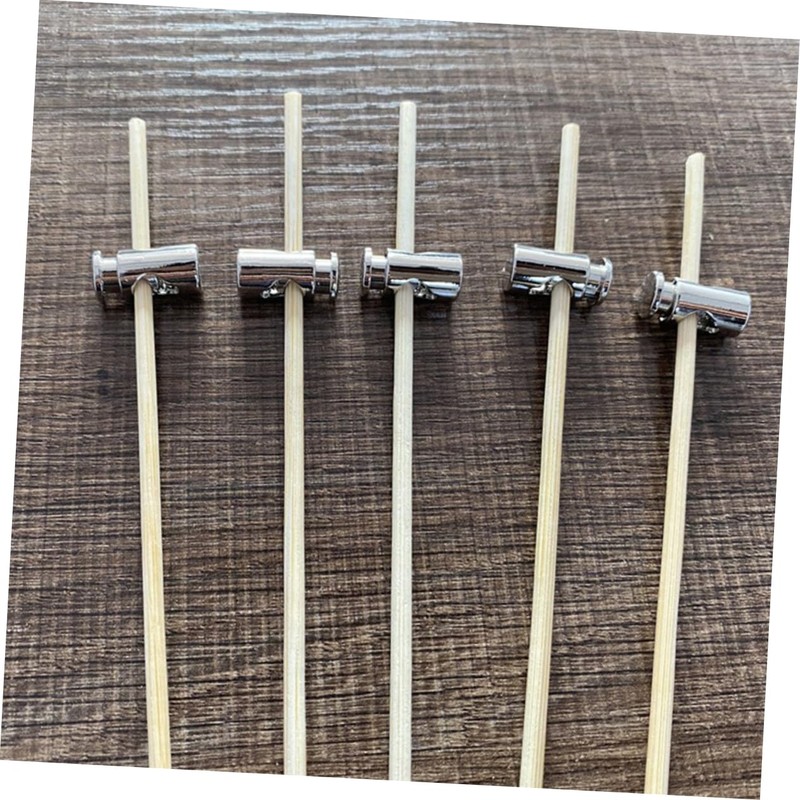 KONTONTY 10Pcs BBQ Skewers Clips Nonskid Buckles for Securely Fixing