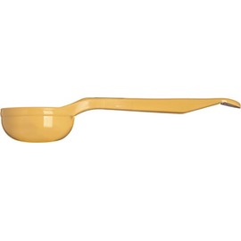Carlisle FoodService Products 492104 - Cuchara medidora sólida con mango corto, 1 onza, amarillo