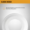 The Can Converter Off-White Paintable Plastic Goof Ring for Ceilings