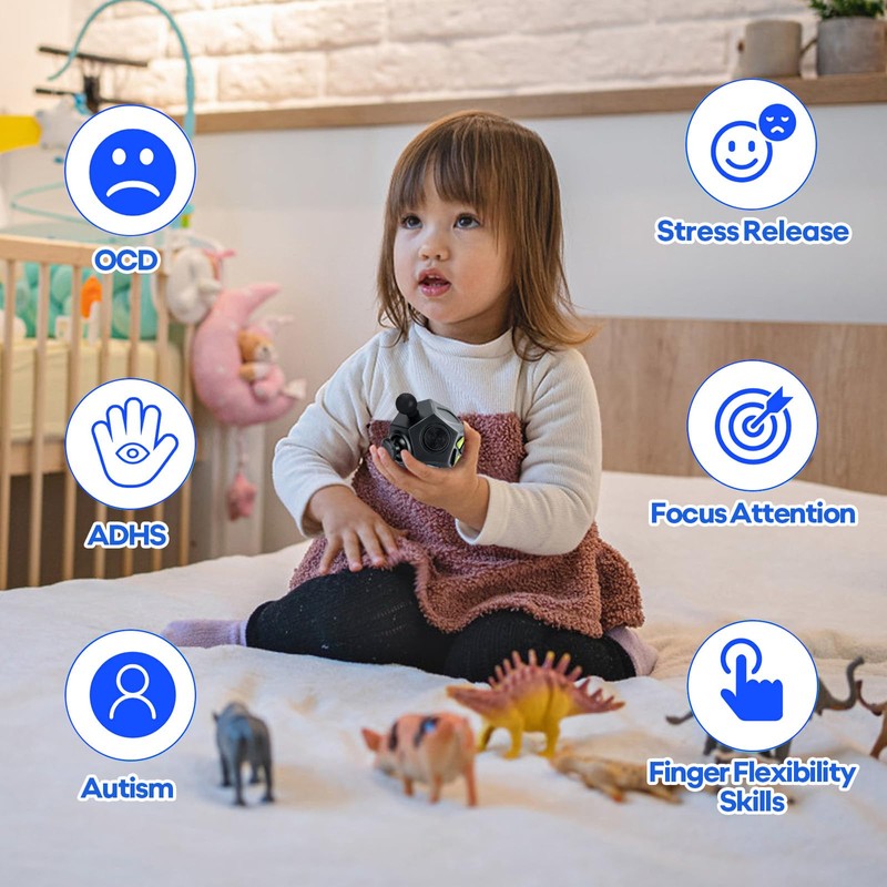 VCOSTORE 12 Sided Fidget Toys - Dodecagon Fidget Toys Relieves