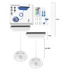 MOFOYEAH Solar Pool Lights, Solar Powered Submersible LED Lights with