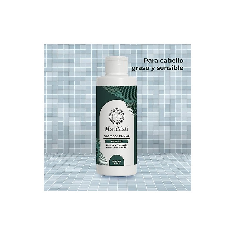 Shampoo Capilar Alquitrán Psoriasis, Caspa Matimati 425ml