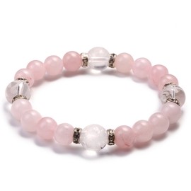 Kyozudou Amulet, Four Gods, Natural Stone, Power Stone, Bracelet, Choose from Women, Men's, Rose Quartz, Hematite, Stone Rubber