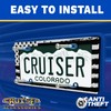 Cruiser Accessories License Plate Frame - Bold Paw Graphics