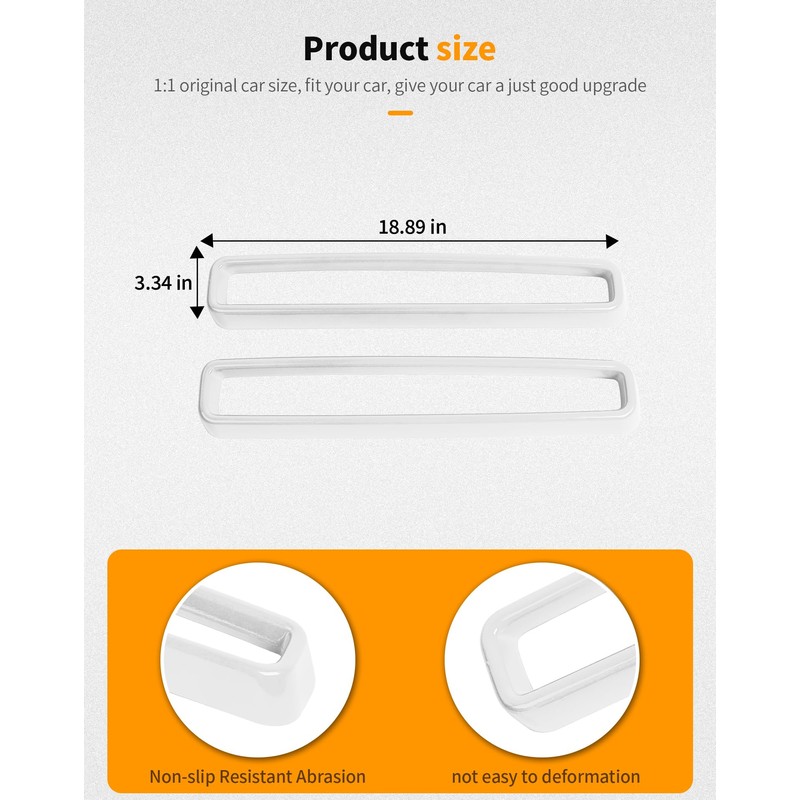 Hoolcar Front Grille Radiator Grille Insert Cover Grillwork Trim Compatible