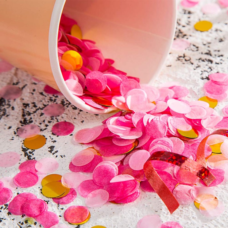Tissue Confetti Circle Dots for Table Wedding Birthday Party Decoration,