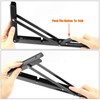 ZOENHOU 4PCS 10 Inch Folding Shelf Brackets, 176lbs Heavy Duty