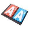 WHAMVOX Portable Flip Scoreboard for Basketball Volleyball and Sports Easy