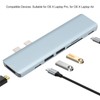 USB C Hub 4K 30Hz HD Output 10Gbps PD 87W