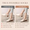 MANZI 5 Pairs Thin No Show Socks Invisible Low Cut