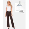 Tapata Women's 28''/30''/32''/34'' Stretchy Bootcut Dress Pants with Pockets Tall,