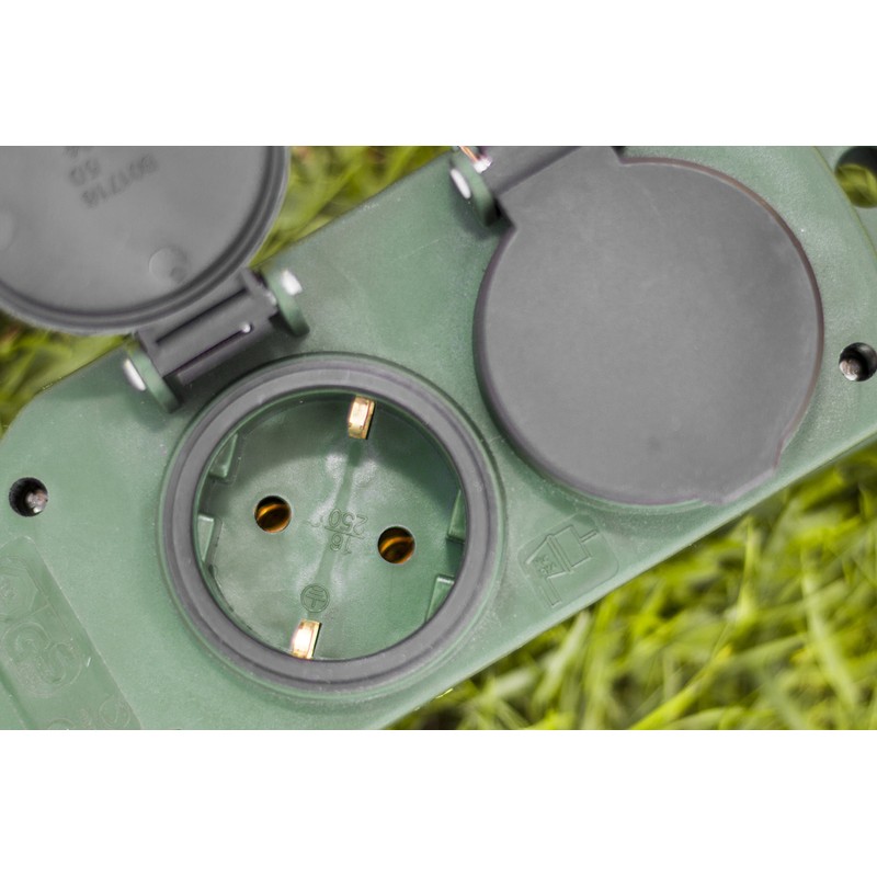 Meister 7430940 Socket Block 4-Way - 2 m Cable -