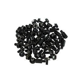 Phobya 75076 Computer Compartment, Screws and Nuts (Black, 60 Pieces)