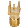 100Pcs RF Coaxial Cable Adapter Female Coax Line Connector Base