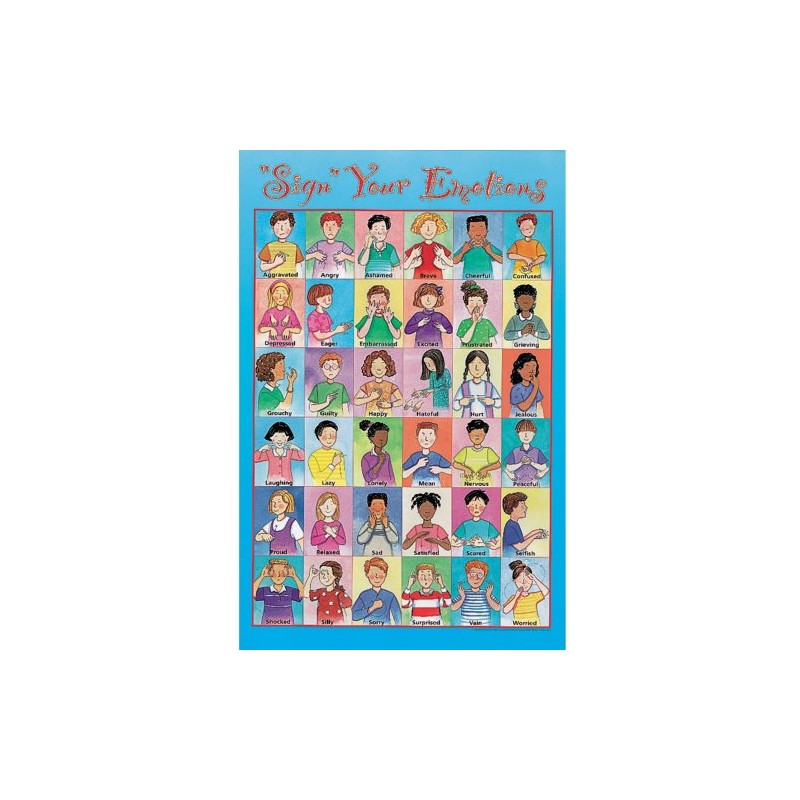 Childswork / Childsplay Sign Your Emotions Poster
