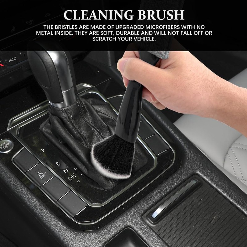 Rebvugr Universal 2 in 1 Duster for Car Clean, Car