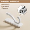 Adhesive Wall Hooks for Towels Coats - Stick On Hooks