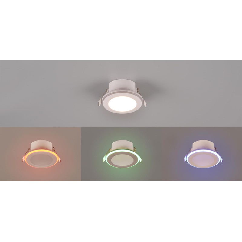 Trio Leuchten Argus 653610131 LED Recessed Light Plastic Matte White