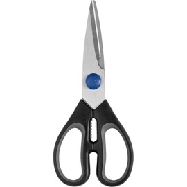 Zwilling multi-purpose scissors, stainless steel, Silver/Blue 6 Inch