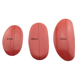RLECS 1 Set Clay Sculpting Rubber 3 Piece Set Soft Clay DIY Tool Surround Cast Clay Wheel Tool Piece Rubber Clay Sculpting Tool Removes Fingerprints Suitable for Pottery Clay Art