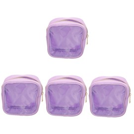 SAFIGLE 4pcs Portable Makeup Bag Cosmetic Organizer for Travel Toiletry Essentials Capacity for Women and Girls