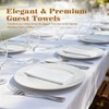 GINKGO 200 Pack Disposable Linen-Feel Guest Hand Towels