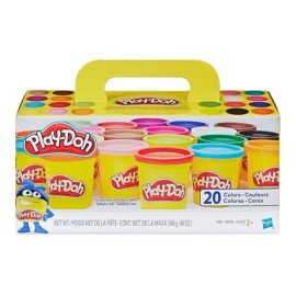 Pack x20 Masas Súper maletín de colores 2 años Play-Doh