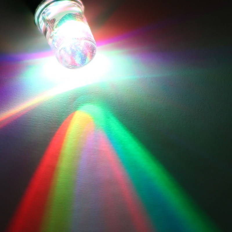 uxcell 15Pcs 5mm Pre Wired LED, Slow Flashing DC9-12V Clear