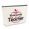 Teacher Makeup Bag Teacher Appreciation Retirement Gifts for Women Birthday