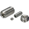TRUSCO F001-00304 Hex Socket Set Screw, Stainless Steel M3 x